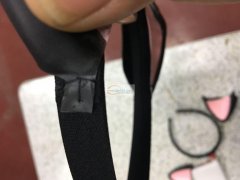 如图，用针缝针线活外发加工