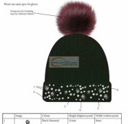 寻如图针织帽及耳罩