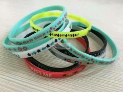 【600万】有如图硅胶手环5色6色外发机移印加工