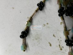 我厂有项链串珠子外发 如图