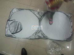 如图 2万套汽车遮阳罩外发