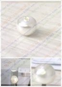 我厂找有如图带孔纽扣面包珍珠