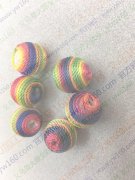 有大量图片款货外发线绕球