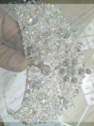 后宅找会绑水晶的手工加工厂