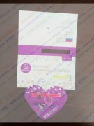 图示，有橡皮筋上卡片手工加工厂