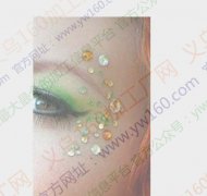 图示，寻专业做这种脸上钻贴的工厂