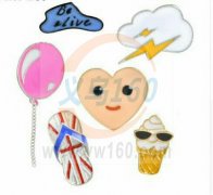 求做如图类型滴油卡通胸针饰品加工厂