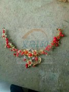 附图，有新娘头饰外发手工加工