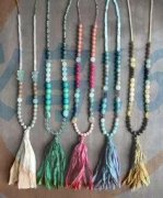 急找会做图片布流苏项链的成品厂家