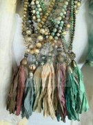 急找会做图片布流苏项链的成品厂家