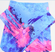 简单打底裤外发加工，拷边，双针卷脚口 压腰