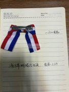 看图，有三色蝴蝶结发夹外发