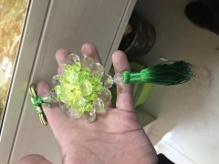 承接串珠 点钻 挂圈。