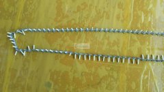 样品看图，链条上插皮管外发