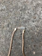 找烧焊加工厂，扁铜链烧焊帽头，开口铜圈烧