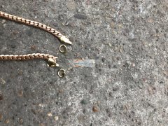 找烧焊加工厂，扁铜链烧焊帽头，开口铜圈烧