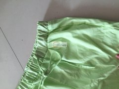 棉麻七分裤外发加工平车 拷边 双针