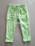 棉麻七分裤外发加工平车 拷边 双针