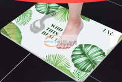 专业 2018新品 硅藻泥脚垫 地垫 UV打印