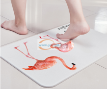 专业 2018新品 硅藻泥脚垫 地垫 UV打印