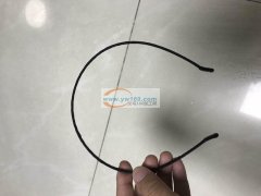 采购【如图】这款0.5款的发箍，绕布＋皮