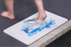 义乌专业硅藻泥地垫脚垫杯垫高精度UV印刷丝印移动加工