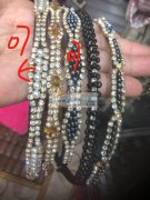 有需要针缝毛球、针穿水晶珍珠头扣、穿珠子