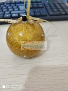 寻能做此款圣诞彩球工厂:球径6-7公分，