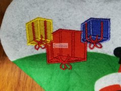 如图圣诞袜 10000只外发，140g毛