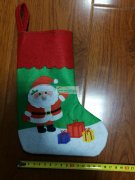 如图圣诞袜 10000只外发，140g毛