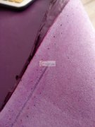 紫色环保超纤材料，有60多米库存，半价处
