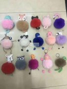 专业手工加工毛绒，毛球，毛绒包，毛球笔，