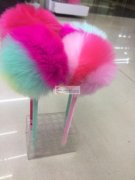 专业手工加工毛绒，毛球，毛绒包，毛球笔，