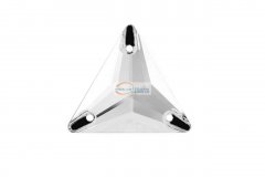 采购如图高品质水晶平底手缝石（槽孔）玻璃