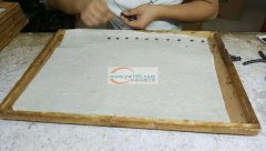 现有耳钉粘针的手工活外发，看图吧找专业耳