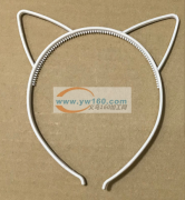 塑料发箍/头扣上喷葱粉