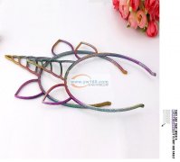 塑料发箍/头扣上喷葱粉