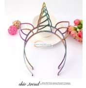 塑料发箍/头扣上喷葱粉