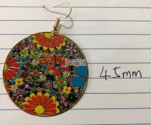 求购【如图】铁片耳环，量大，质量要好，地