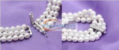 外贸单，寻做【如图】纯银珍珠项链排扣的厂