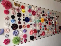 承接各种手工花，烧边花，鞋花，布花，纱花