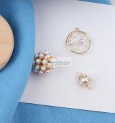 寻找能做铜丝手工缠绕珍珠水晶的工厂，【如