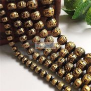 紧急大货外发，珠子雕刻后上色 