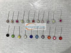 承接各种合金饰品钻加工，发夹点钻类，出货