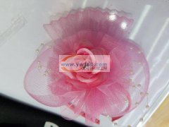 【急】 如图，打胶枪外发加工，找网纱头饰