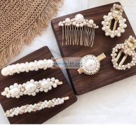 求购 珍珠一字夹系列现货，有现货的速速与