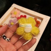 手工勾花bb夹，小花，包工包料