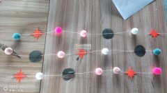 寻找手工加工厂，如图，串饰条串，手工串线