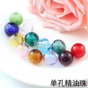 找做如图单孔玻璃球的厂家，现货最好，质量