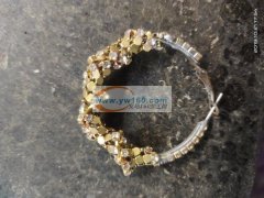 承接烧焊加工:网片C形耳环